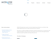 Tablet Screenshot of modalyse.com